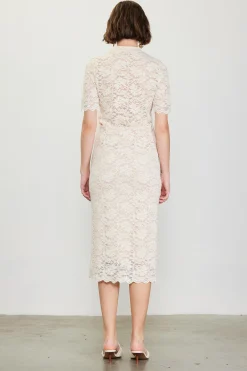 High Waisted Lace Midi Skirt*SKIES ARE BLUE Best