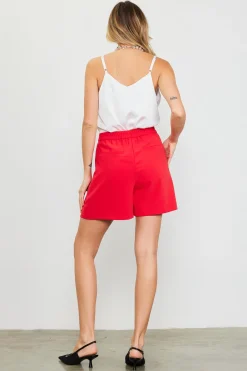 High Waisted Pleated Shorts*SKIES ARE BLUE Discount