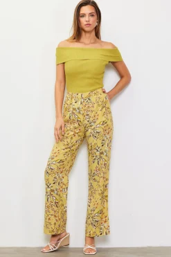 Ilona Floral Print Linen Pants*SKIES ARE BLUE Hot