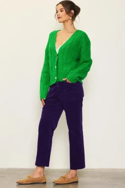 Jewel Button Detail Cardigan*SKIES ARE BLUE Clearance