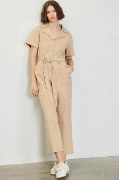 Kendall Washed Utility Jumpsuit*SKIES ARE BLUE New
