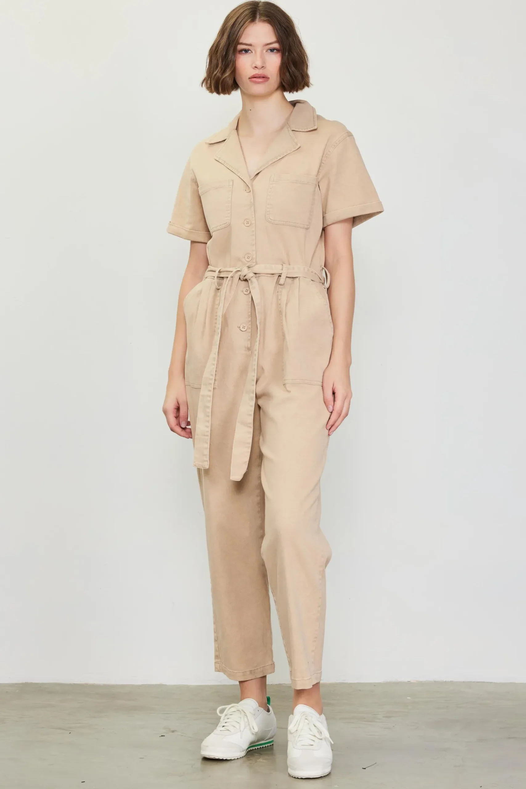 Kendall Washed Utility Jumpsuit*SKIES ARE BLUE New
