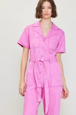 Kendall Washed Utility Jumpsuit*SKIES ARE BLUE Outlet