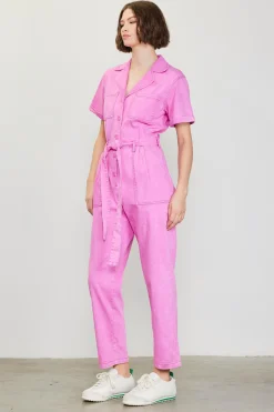 Kendall Washed Utility Jumpsuit*SKIES ARE BLUE Outlet