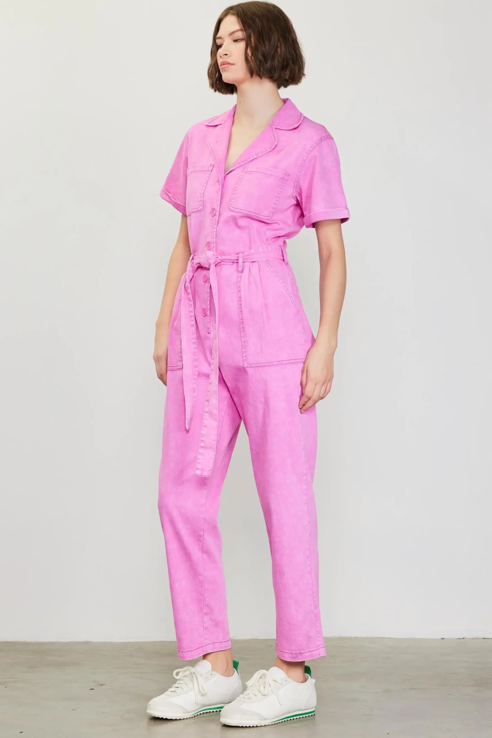Kendall Washed Utility Jumpsuit*SKIES ARE BLUE Outlet
