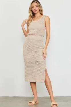 Knit Side Slit Skirt*SKIES ARE BLUE Online