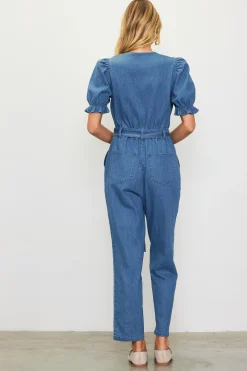 Light Washed Jumpsuit*SKIES ARE BLUE Hot