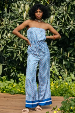 Livia Bandana Print Jumpsuit*SKIES ARE BLUE Outlet