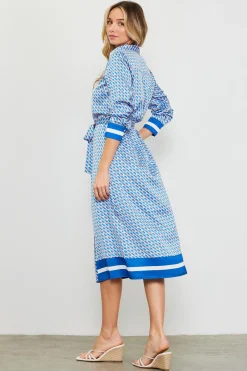 Livia Bandana Print Shirt Dress*SKIES ARE BLUE Discount
