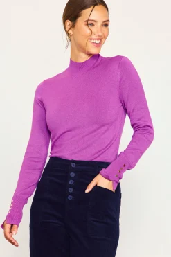 Longsleeve Mock Neck Sweater*SKIES ARE BLUE Outlet