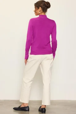 Longsleeve Mock Neck Sweater*SKIES ARE BLUE Outlet