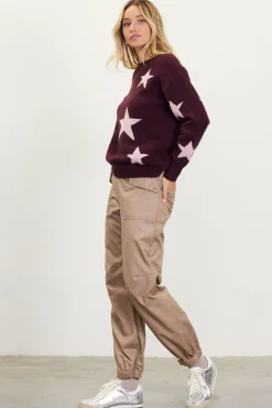 Lurex Star Print Sweater*SKIES ARE BLUE Discount