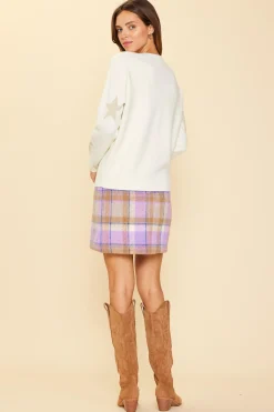 Lurex Star Print Sweater*SKIES ARE BLUE Discount