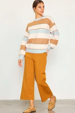 Lurex Stripe Oversized Sweater*SKIES ARE BLUE New