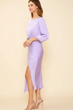 Mariela Front Slit Midi Dress*SKIES ARE BLUE Outlet