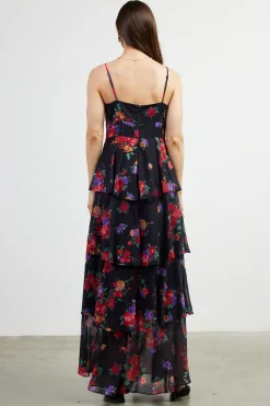 Mel Floral Print Tiered Maxi Dress*SKIES ARE BLUE Outlet