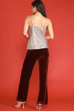 Metallic Foil Print Cami*SKIES ARE BLUE Clearance