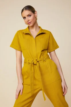 Millie Utility Zip Jumpsuit*SKIES ARE BLUE New