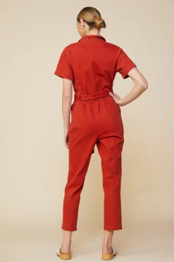 Millie Utility Zip Jumpsuit*SKIES ARE BLUE