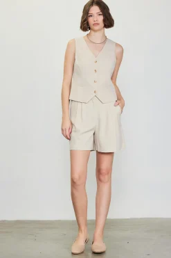 Mélange Pleated Shorts*SKIES ARE BLUE Outlet