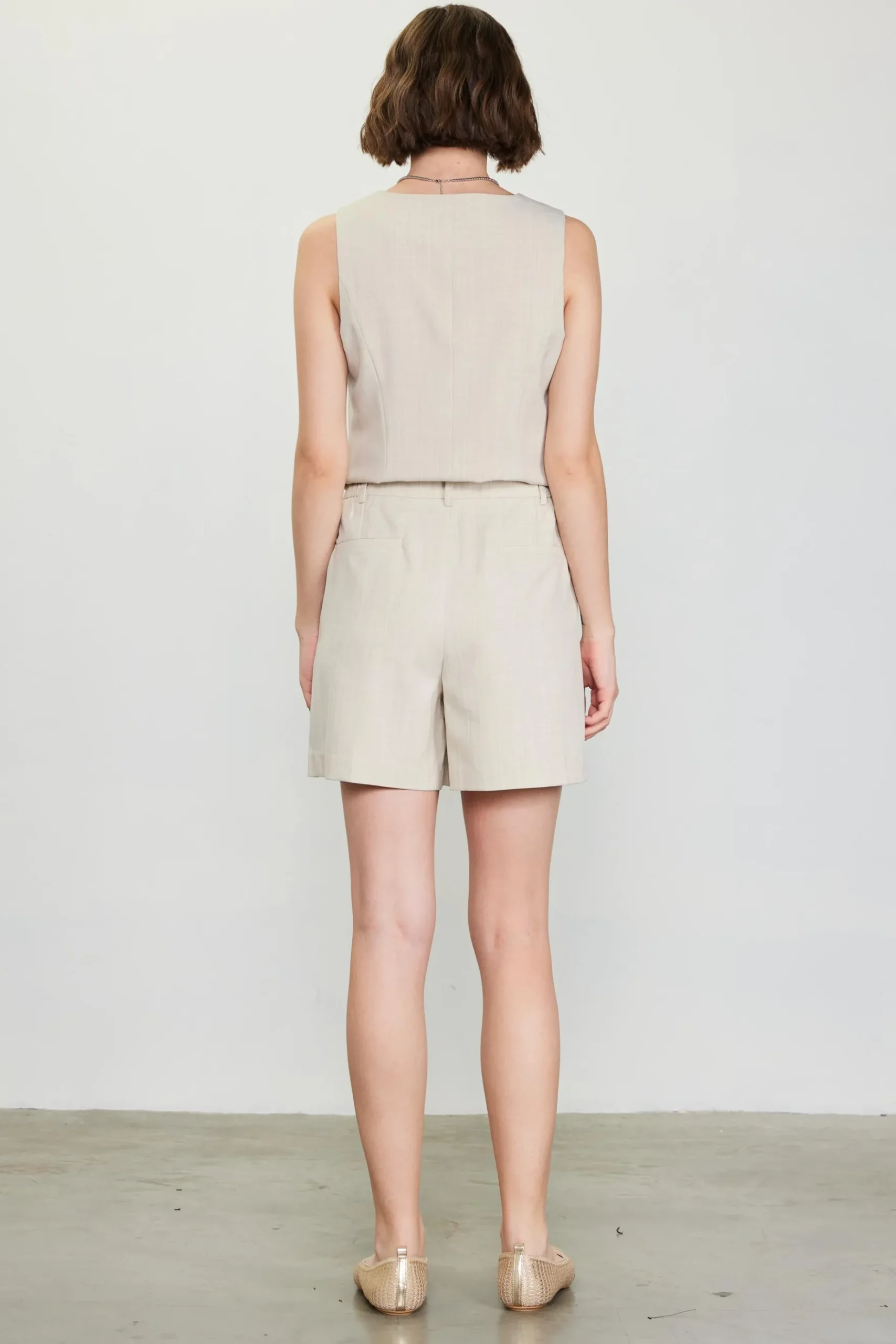 Mélange Pleated Shorts*SKIES ARE BLUE Outlet