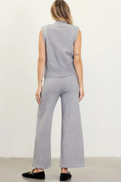 Mock Neck Sleeveless Knit Top*SKIES ARE BLUE Discount