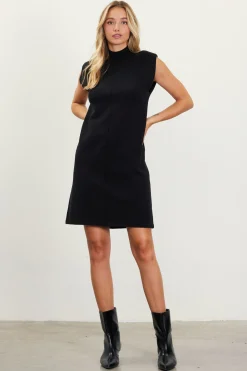 Mock Neck Sleeveless Knit Dress*SKIES ARE BLUE Online