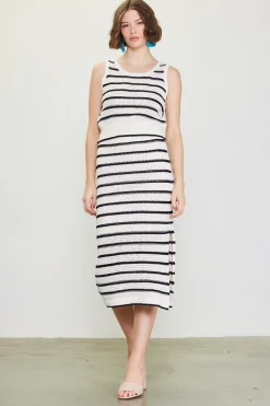 Nautical Stripe Crochet Skirt*SKIES ARE BLUE Online