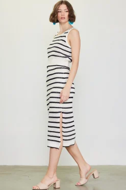 Nautical Stripe Crochet Tank Top*SKIES ARE BLUE New