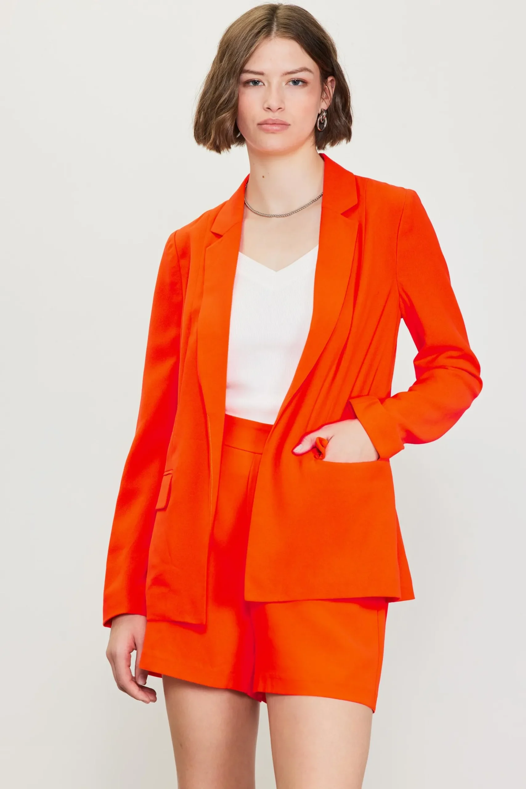 Neon Welt Pocket Blazer*SKIES ARE BLUE Best