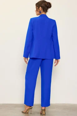 Neon Welt Pocket Blazer*SKIES ARE BLUE