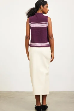 Nora Mock Neck Sweater Vest*SKIES ARE BLUE Hot