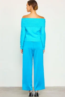 Off Shoulder Sweater*SKIES ARE BLUE Best