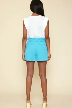 Paperbag Denim Shorts*SKIES ARE BLUE Outlet