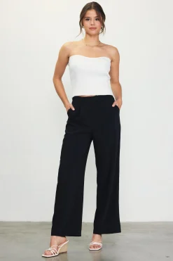 Pintuck Wide Leg Trousers*SKIES ARE BLUE Outlet