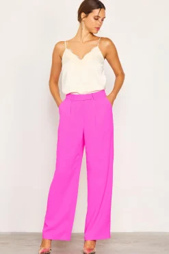 Pintuck Wide Leg Trousers*SKIES ARE BLUE Hot