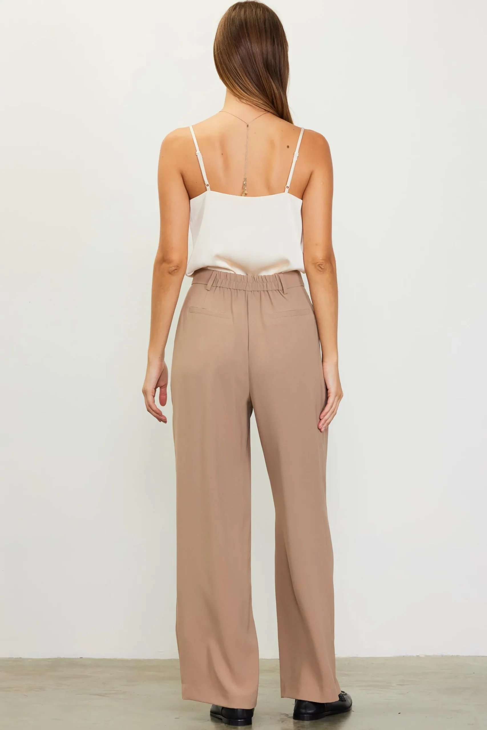 Pintuck Wide Leg Trousers*SKIES ARE BLUE Hot