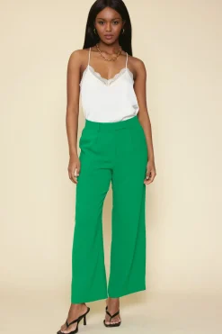 Pintuck Wide Leg Trousers*SKIES ARE BLUE Hot