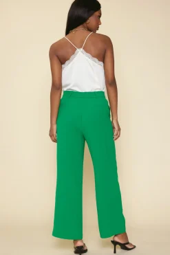 Pintuck Wide Leg Trousers*SKIES ARE BLUE Hot