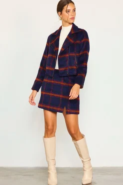 Plaid Moto Jacket*SKIES ARE BLUE Sale
