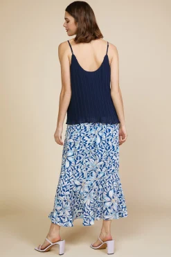 Pleated Lace Detail Cami Top*SKIES ARE BLUE Sale