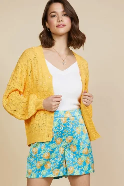 Pointelle Long Sleeve Cardigan*SKIES ARE BLUE Best