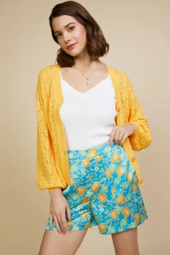 Pointelle Long Sleeve Cardigan*SKIES ARE BLUE Best
