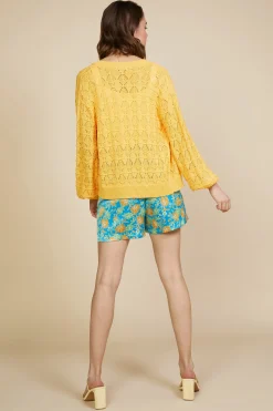 Pointelle Long Sleeve Cardigan*SKIES ARE BLUE Best