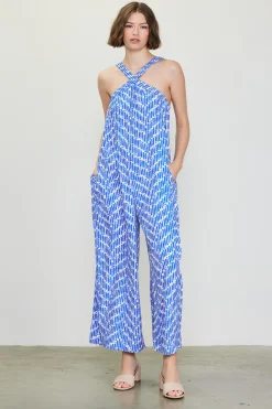 Printed Halter Jumpsuit*SKIES ARE BLUE Outlet