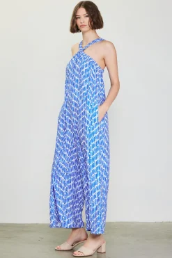 Printed Halter Jumpsuit*SKIES ARE BLUE Outlet