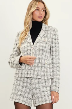 Raina Plaid Tweed Jacket*SKIES ARE BLUE Outlet
