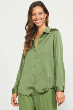 Recycled Button Down Top*SKIES ARE BLUE Hot