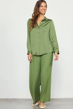 Recycled Button Down Top*SKIES ARE BLUE Hot