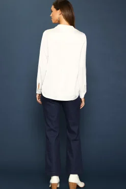 Recycled Button Down Top*SKIES ARE BLUE Outlet